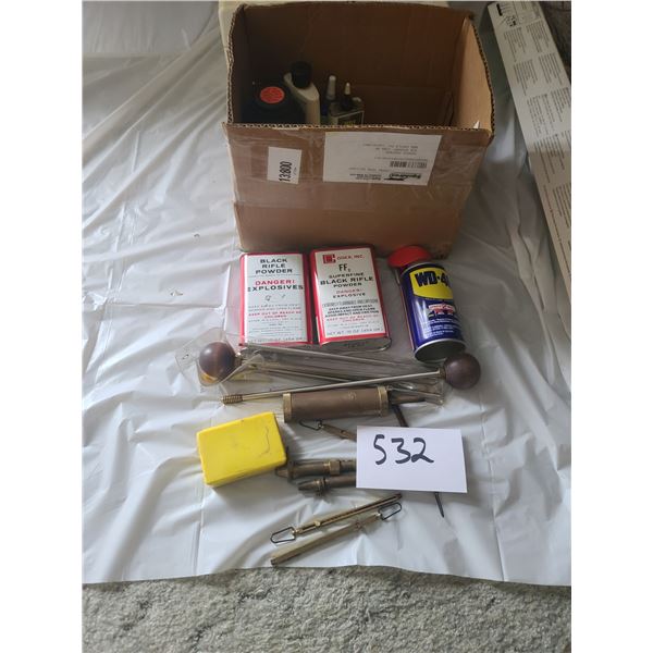 Black Powder, Gun Lubricants and Oils lot