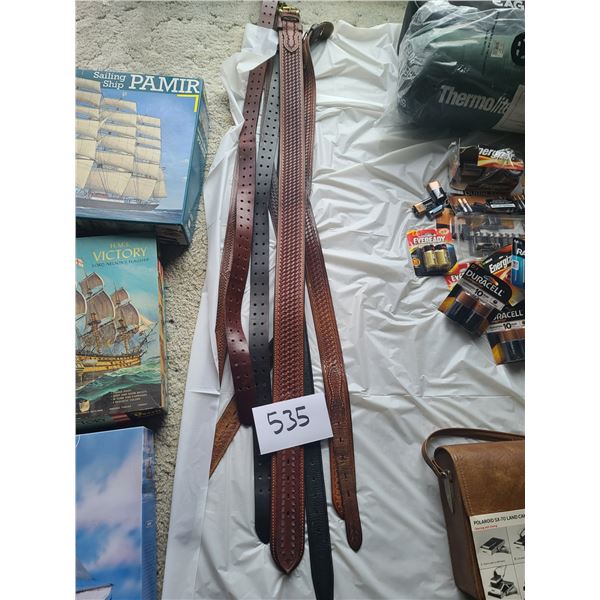 Assorted Leather Belts/ NEW