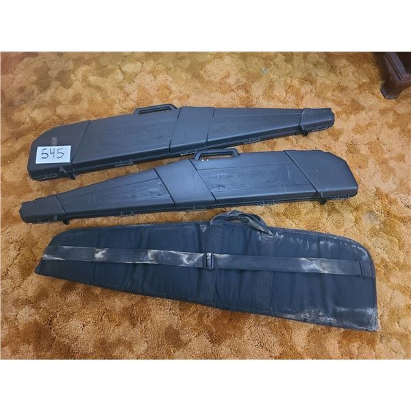 3 Gun Cases, two hard and one soft