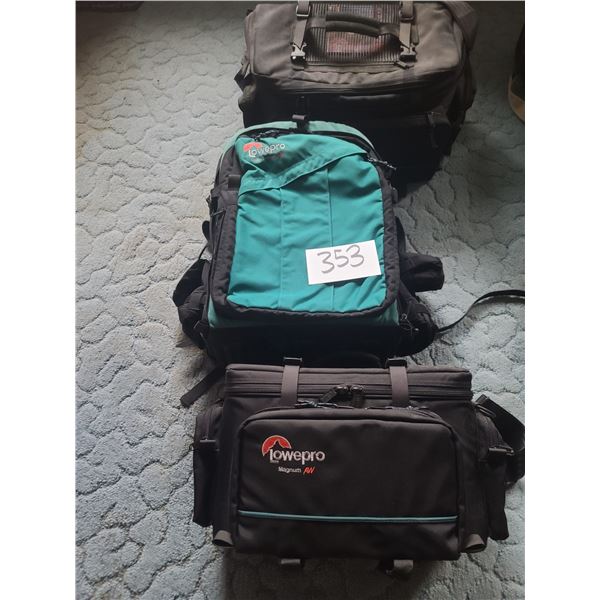 LOWEPRO BACKPACK AND CAMERA BAGS (large)