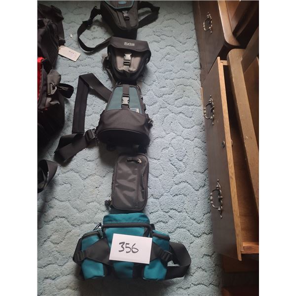 5PC SMALL LOWEPRO CAMERA BAGS