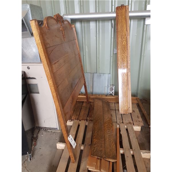Antique Bed Frame Headboard 52" X 65"