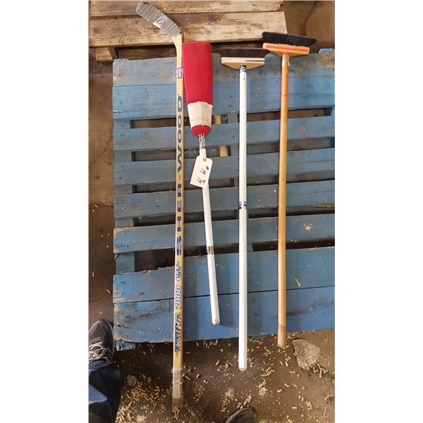 Curling Brooms & Hockey Stick