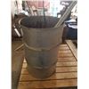 Image 2 : Metal Barrel & Contents