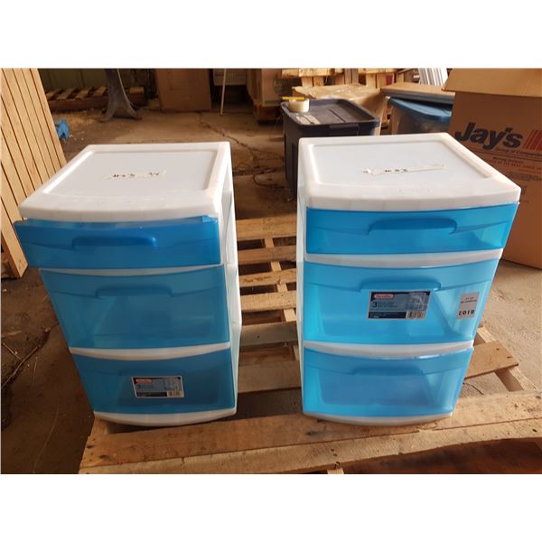 2 Storage Drawers 20" X 12"