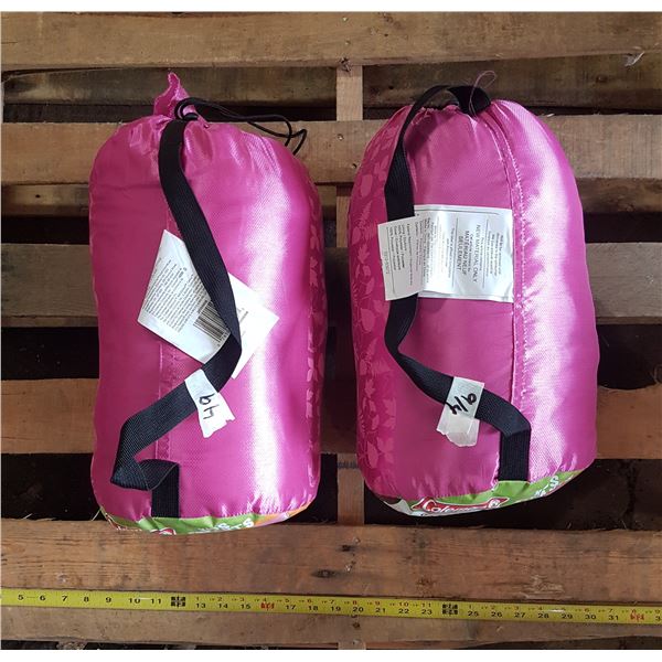 2 Coleman Kids Sleeping Bags