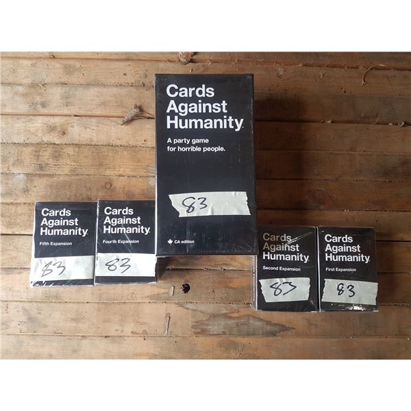 Cards Against Humanity & Expansion Packs - Schmalz Auctions