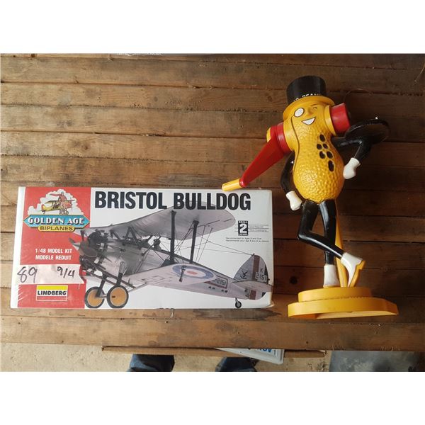 Model Airplane & Mr. Peanut