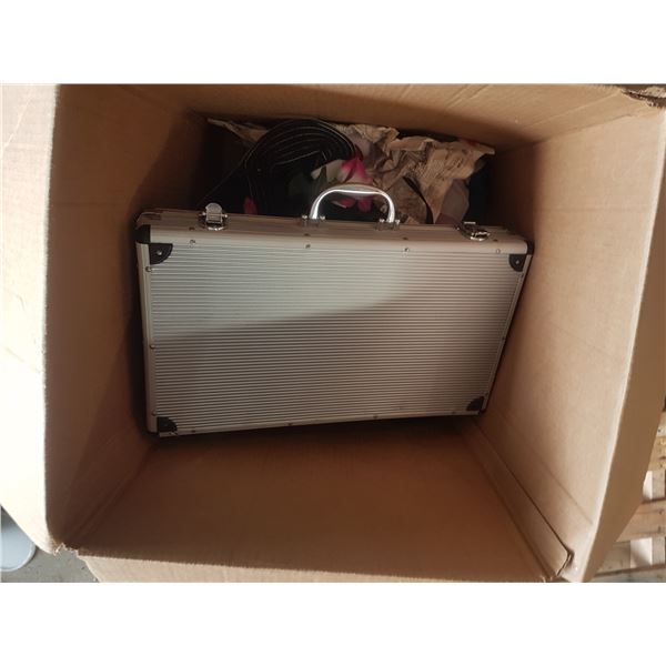 Lot Household Items / BBQ Set Etc.