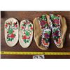 Image 1 : 2 Pcs. Beaded Slippers