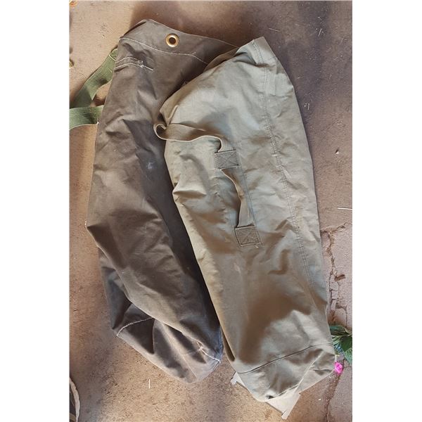 2 Duffle Bags (Military Style)