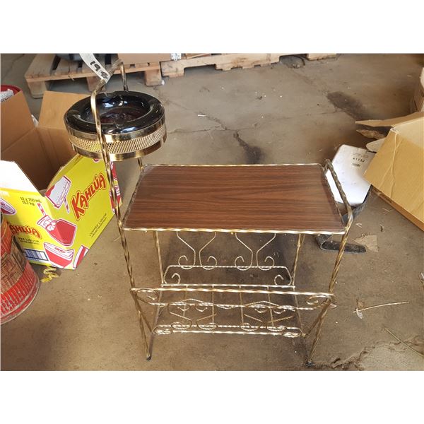 Vintage Ashtray Magazine Rack 16 X 10 X 25 Inch