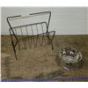 Image 1 : Magazine Rack + Pet Water Bowl