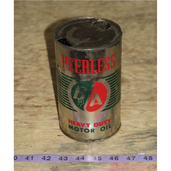 Vintage B/A Oil Quart Can
