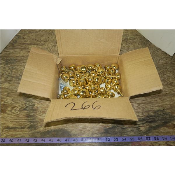 Large Lot New Brass Kitchen Knobs