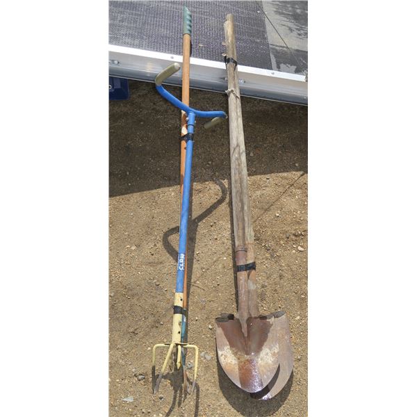 2 Weed Eaters + 2 Shovels