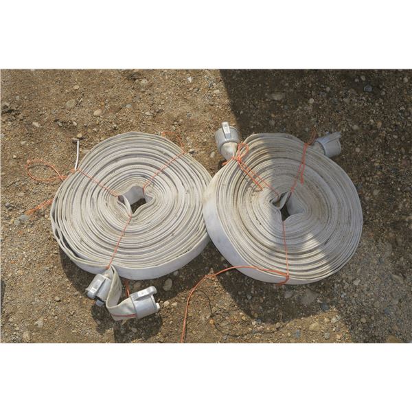 2 Rolls Fire Hose & Couplers