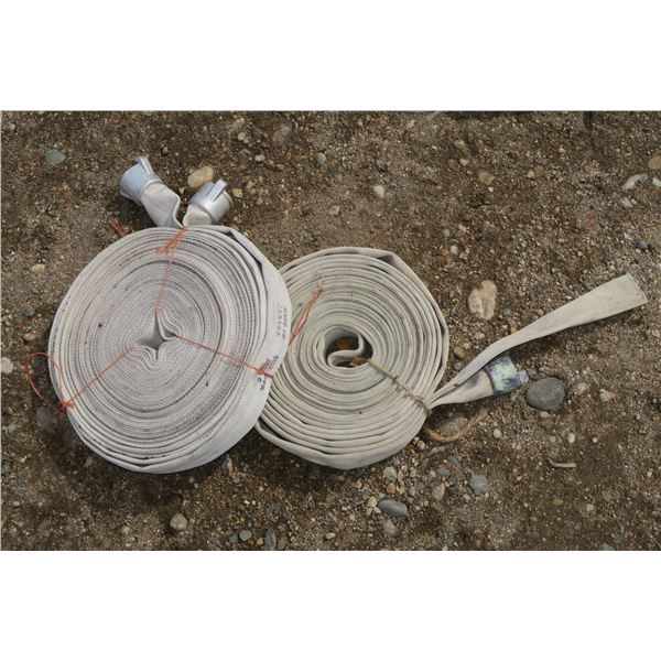 2 Rolls Fire Hose & Couplers