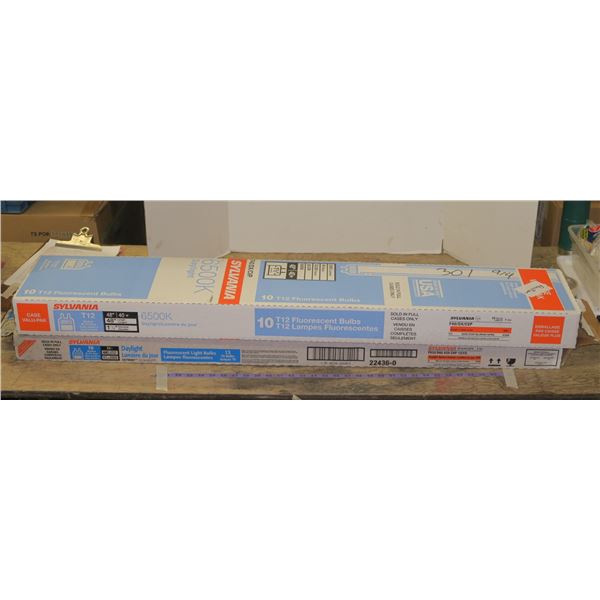 2 Boxes of Fluorescent Bulbs