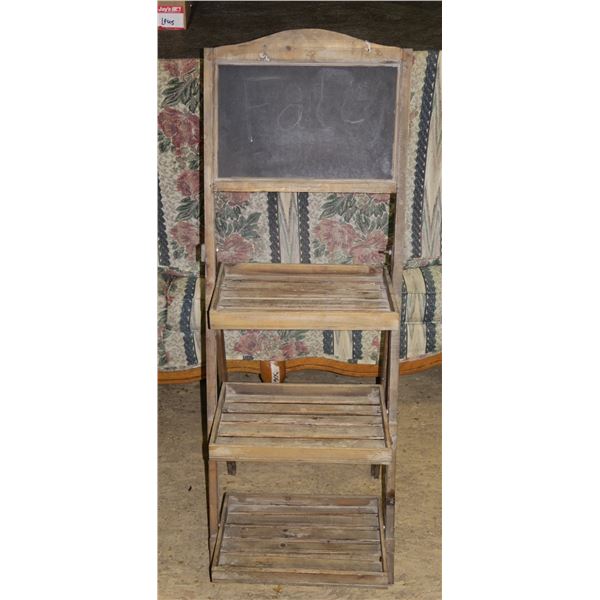 Folding Shelf/Chalkboard