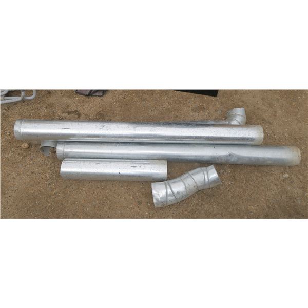 5 Pieces Galvanized Piping