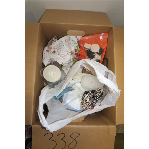 Lot of Dishes, Candles/Makeup Items