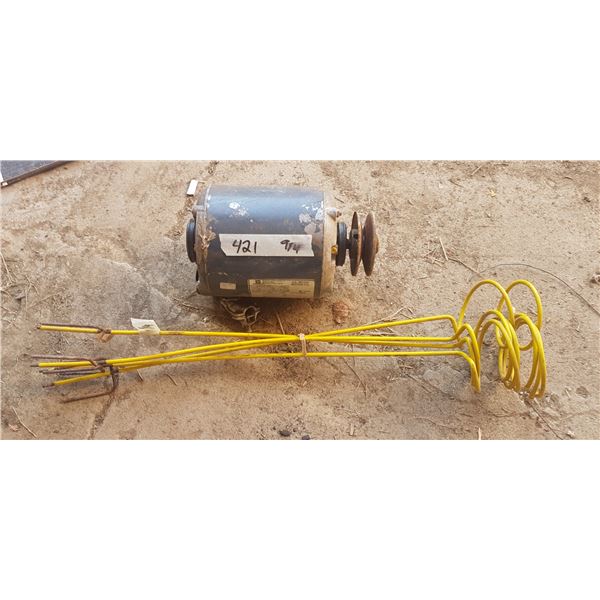 Electric Motor & Wire Stands