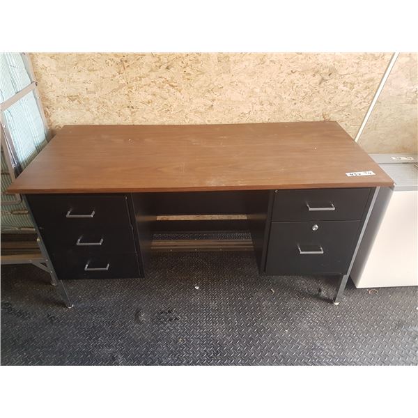 Metal Desk 54 X 24 X 29 Inch