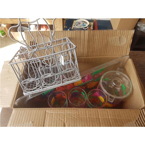 Lot Cups & Pitcher & Kitchen Items