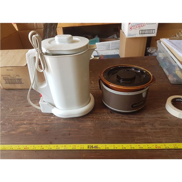 Small Crock & Kettle