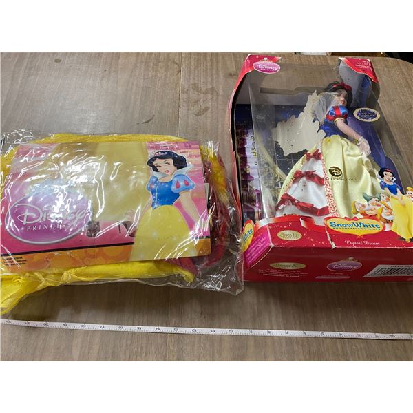 Lot Disney Snow White Doll and Halloween Costume