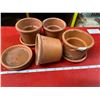 Image 10 : Lot Garden small clay pots, with dish, kids garden hoe, pond fish with air pump