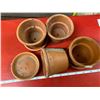 Image 11 : Lot Garden small clay pots, with dish, kids garden hoe, pond fish with air pump
