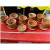 Image 7 : Lot Garden small clay pots, with dish, kids garden hoe, pond fish with air pump