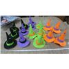 Image 12 : Lot Halloween Felt Witch Hats, Floating Candles, Eyeball Decorations, Adult Nautical Doll Costume