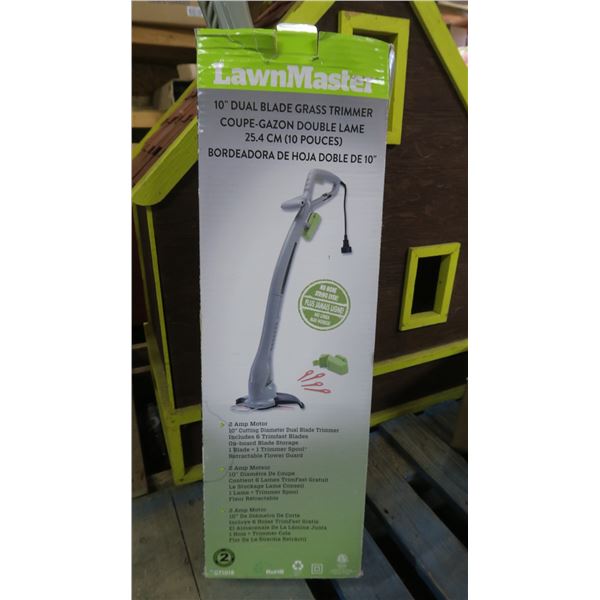 Lawn Master 10" Dual Blade Grass Trimmer