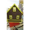 Image 2 : 36x33x15" Wood Doll House with drawer, Cupcake 12" Wooden Stool