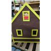 Image 6 : 36x33x15" Wood Doll House with drawer, Cupcake 12" Wooden Stool