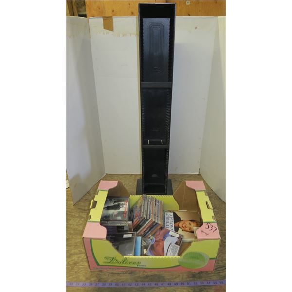 Lot of CD's + CD Storage Stand