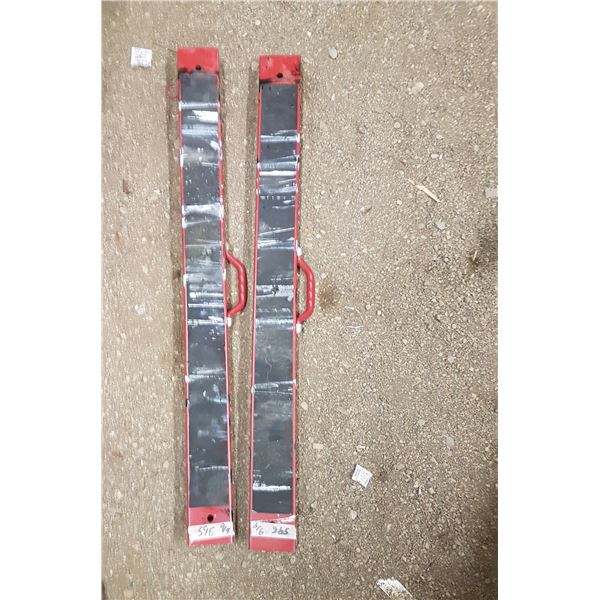 2 Folding Metal Sawhorses