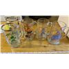 Image 4 : Lot Dishes, 5 Ice Cream Dishes, 2 Olympic Tall Glasses, 5 Assorted Beer Mugs, 4 Wine Glasses