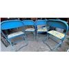Image 3 : Lot 4 Kids Folding Metal Chairs