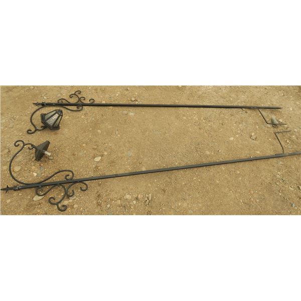 Lot Solar Lamps 85" tall