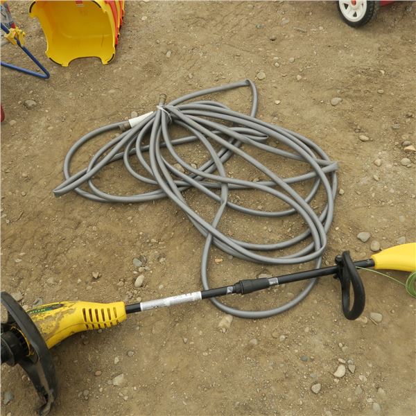 Grass Trimmer and Garden Hose