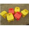 Image 1 : Lot 6 Kid's Plastic Stacking Stools