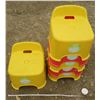 Image 5 : Lot 6 Kid's Plastic Stacking Stools
