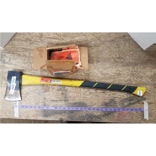 Axe & Used Chain Saw Chains