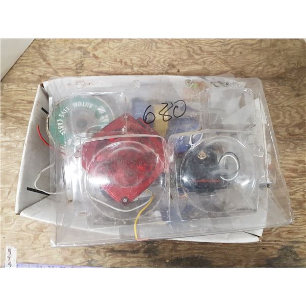 Lot Automotive Wire & Trailer Light Etc.