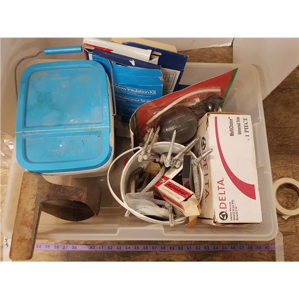 Lot Misc. Items Plumbing / Window Insulation Kits Etc.