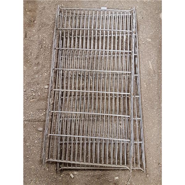 2 X Metal Racks 34 X 18 Inch